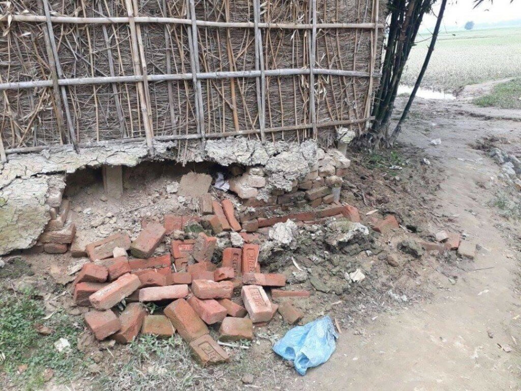 Building Houses for flood victimized communities